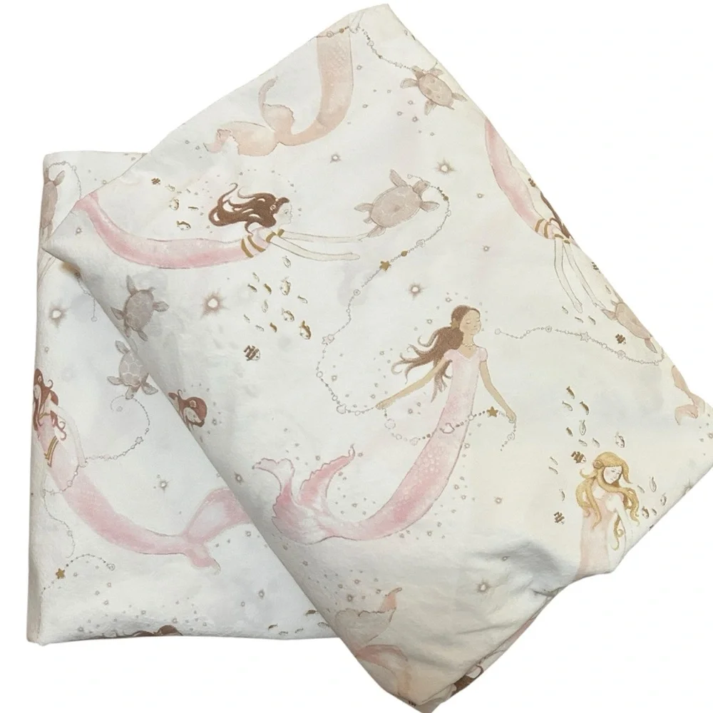 Pottery Barn Kids Isabelle Mermaid Full Size Sheet Set - Picture 2 of 9